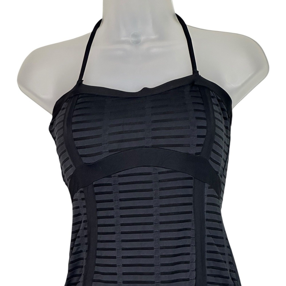 Bond-Eye Australia Bandeau Ladder‎ Back One Piece Swimsuit Black U.S. Size 6 - Picture 4 of 11